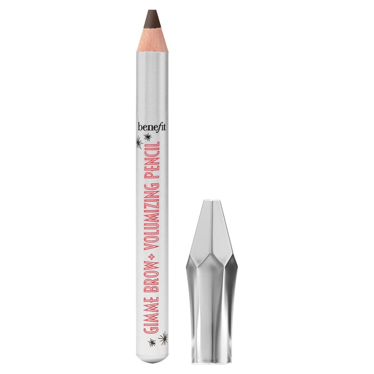 Benefit, Eyebrow Gimme Brow Volumizing Pencil, 4 Warm Deep Brown, 0.02oz/0.6g