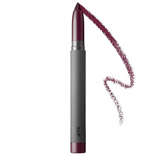 Bite, Lipstick Matte Creme Lip Crayon, Aubergine, 0.05oz/1.5g