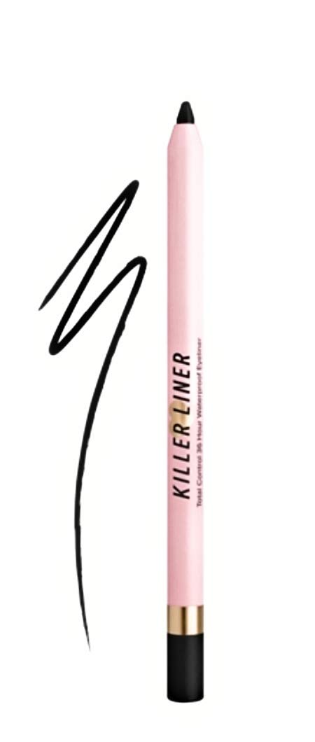 Too Faced, Eyeliner Killer Liner, Black, 0.04oz/1.2g