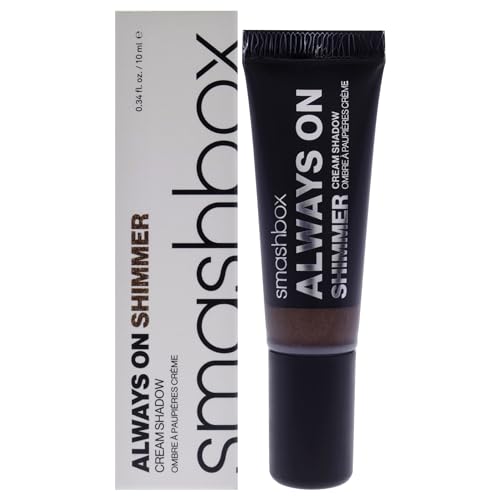 Smashbox, Eyeshadow Always On Shimmer Cream, Bronze, 0.34oz/10ml