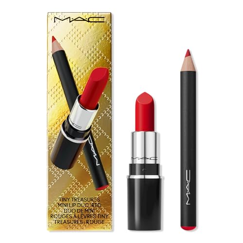MAC, Set, H24 Tiny Treasures Mini Lip Kit Duo: Red, 2pc
