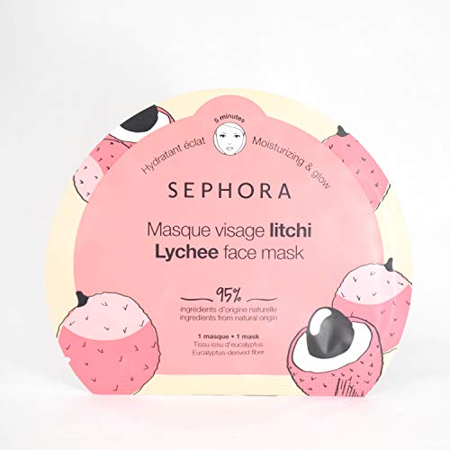 Sephora, Mask Moisturizing and Glow Face, Lychee