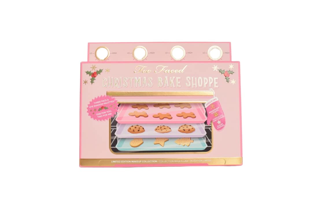 Too Faced, Set, Eye & Face Makeup Palettes Christmas Bake Shoppe, 3pc