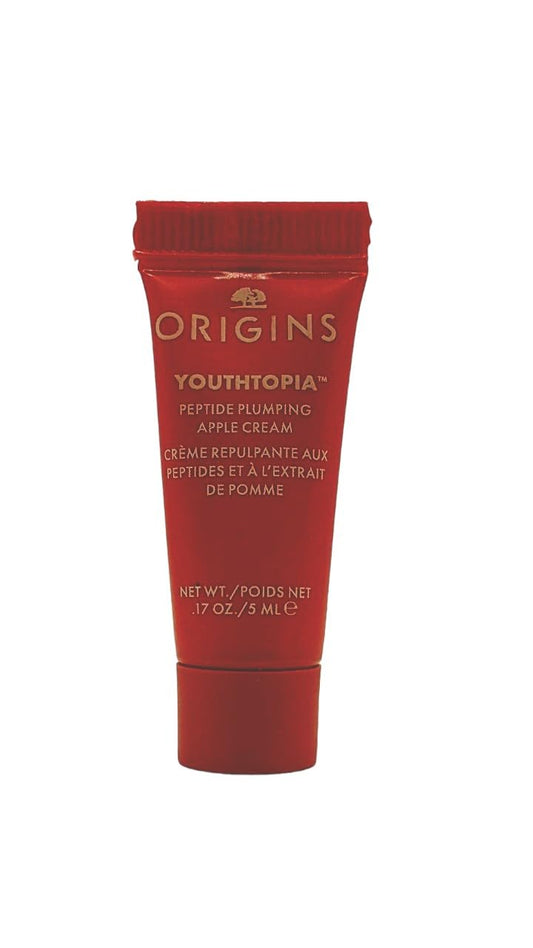 Origins, Moisturizer Youthtopia Peptide Plumping Apple Cream, 0.17oz/5ml