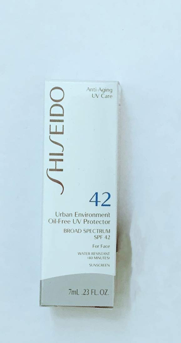 Shiseido, Sunscreen Urban Environment Protector Oil-Free UV Face, 0.23oz/7ml