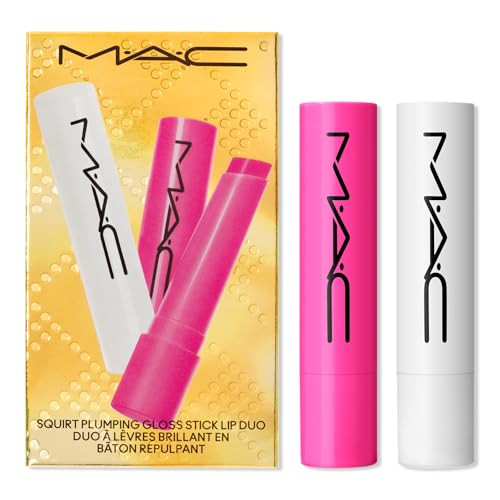 MAC, Set, Squirt Plumping Gloss Sticks Clear/Amped, 2pc