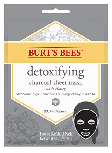 Burt's Bees, Mask Detoxifying Charcoal Sheet, 0.33oz/9.35g