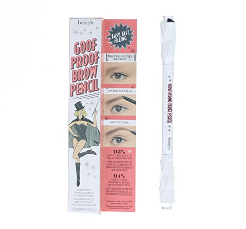 Benefit, Eyebrow Goof Proof Pencil, 3 Warm Light Brown, 0.01oz/0.34g