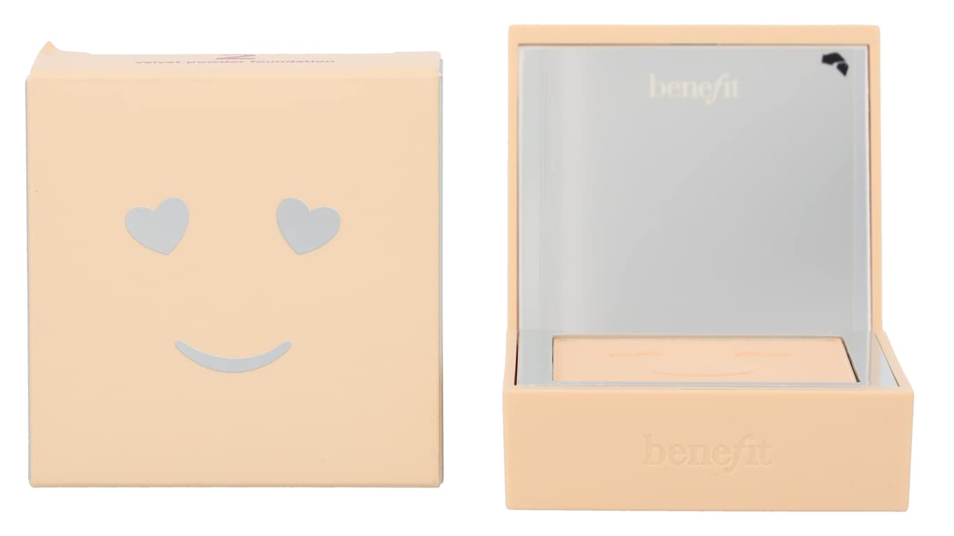 Benefit, Foundation Hello Happy Velvet, 2 Light Neutral, 0.25oz/7g