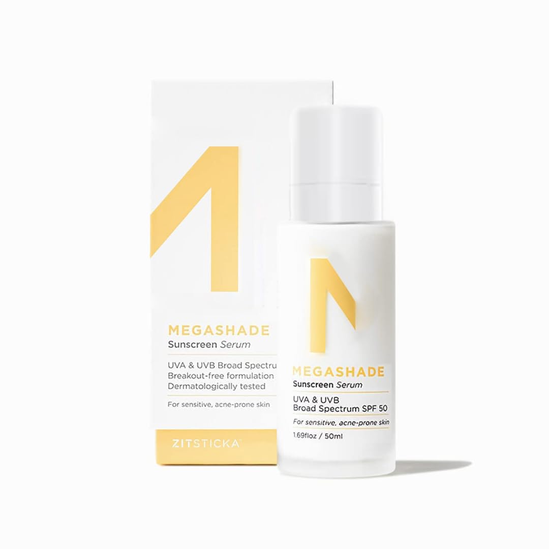 ZitSticka, Sunscreen Megashade SPF 50 Breakout-Proof Serum, 1.01oz/30ml