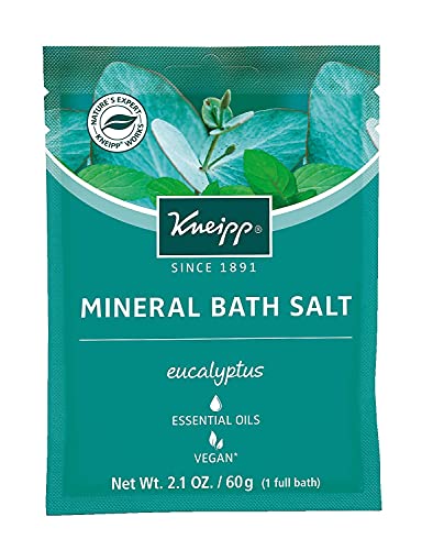 Kneipp, Bath Salt Mineral, Under The Weather Eucalyptus, 2.1oz/60g