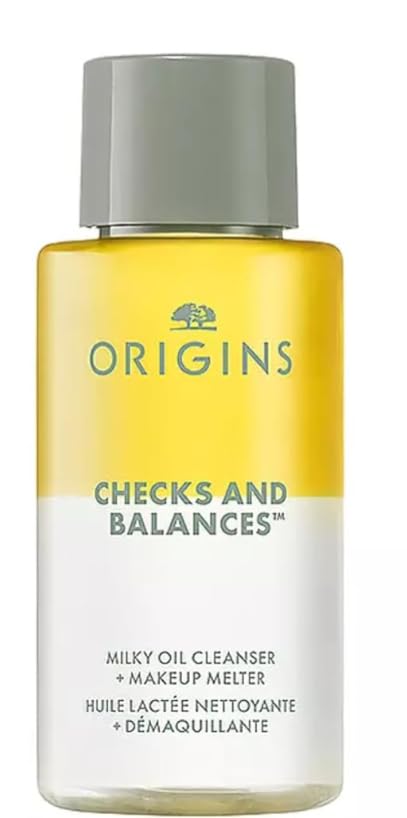 Origins, Cleanser Checks And Balances Milky Oil, 0.5oz/15ml