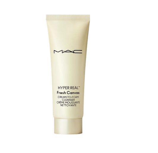 MAC, Cleanser Hyper Real Fresh Canvas Cream-To-Foam, 0.17oz/5ml