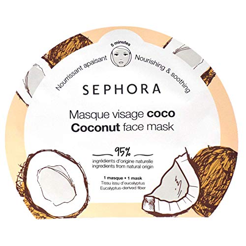 Sephora, Mask Nourishing and Smoothing Face, Coconut