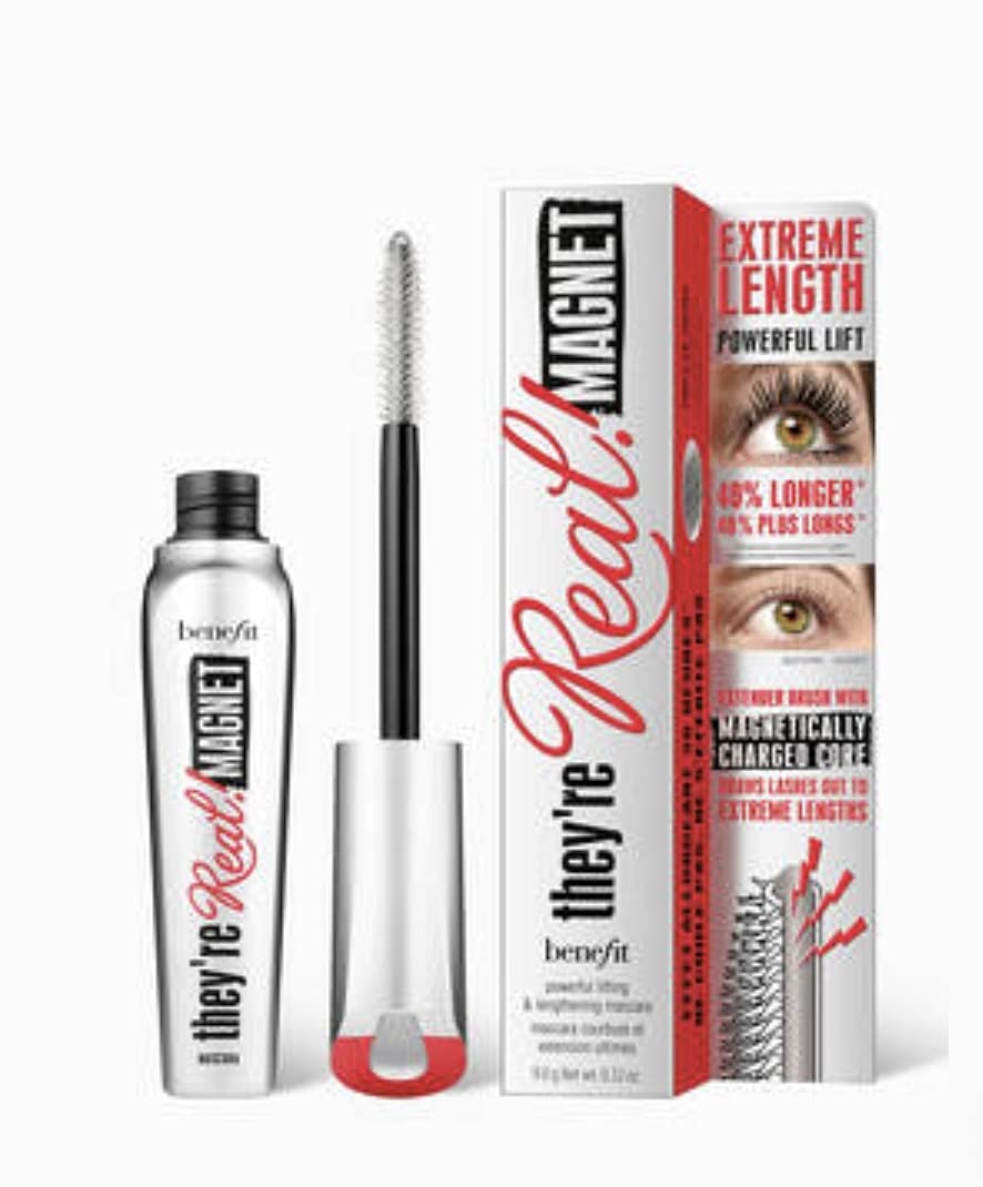 Benefit, Mascara They're Real Magnet, Supercharged Black, 0.32oz/9g