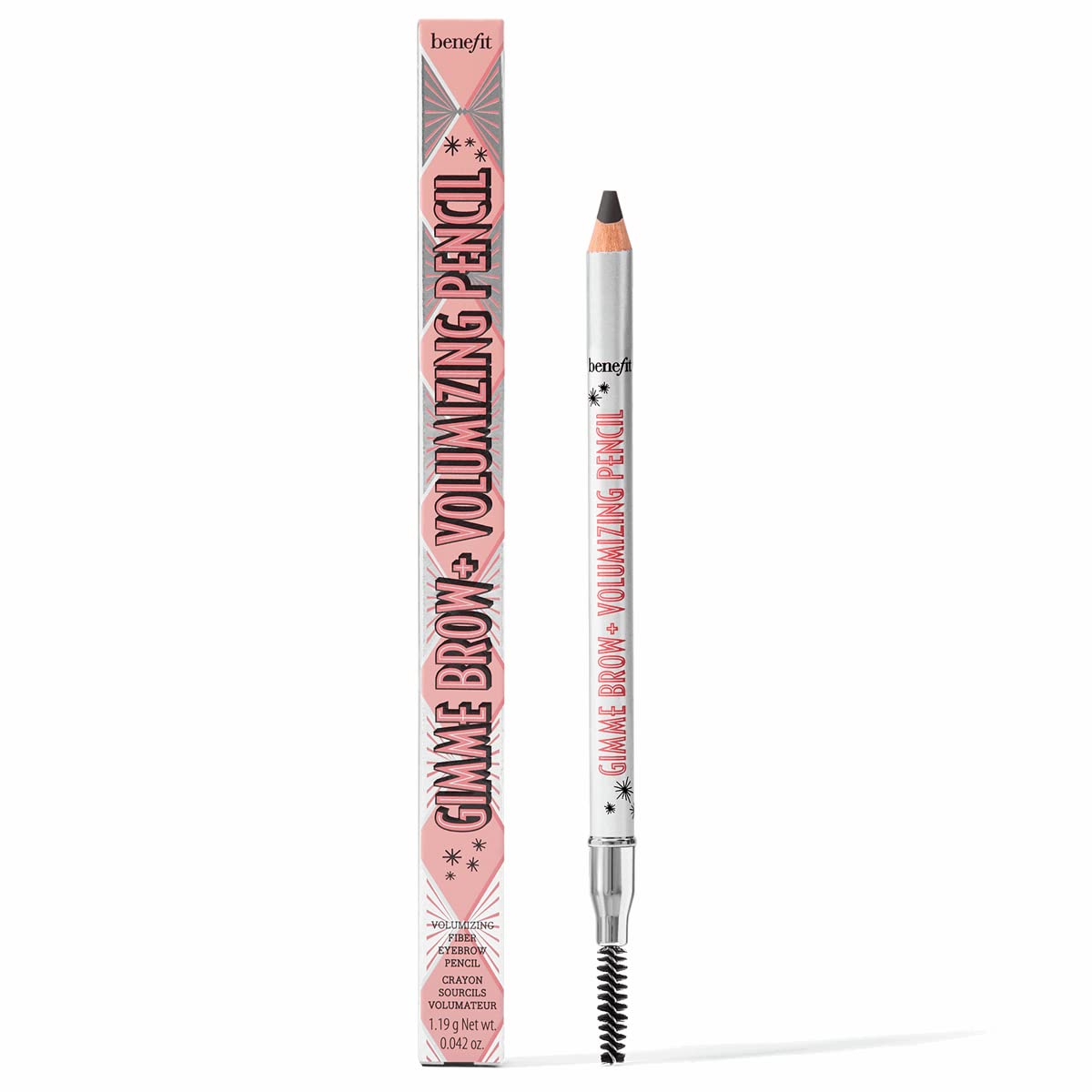 Benefit, Eyebrow Gimme Brow+ Volumizing Pencil, 6 Cool Soft Black, 0.042oz/1.9g