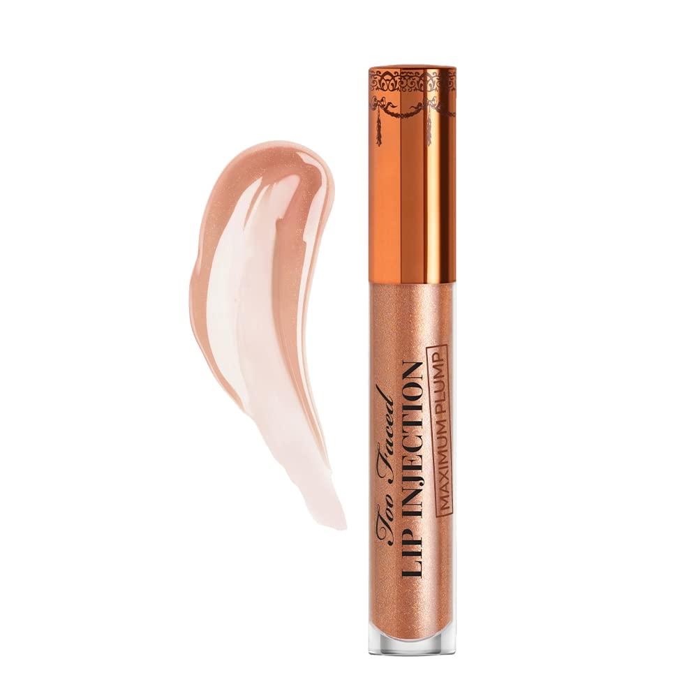 Too Faced, Lipgloss Lip Injection Maximum Plump, Chocolate Plump, 0.14oz/4g