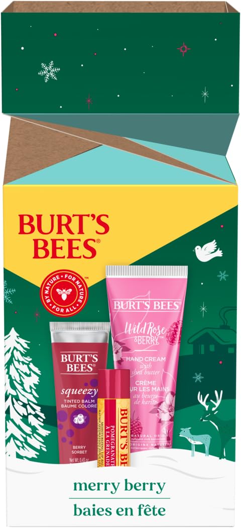 Burt's Bees, Set, Merry Berry, 3pc