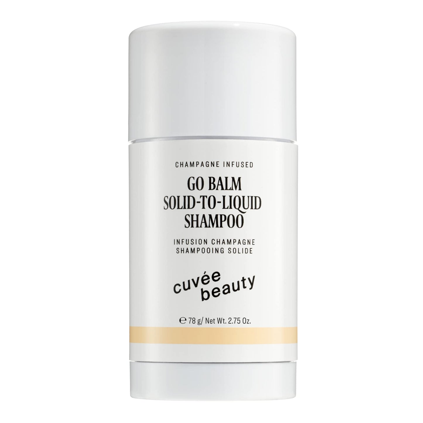 Cuvee, Shampoo Champagne Infused Go Balm Solid-To-Liquid, 2.75oz/78g