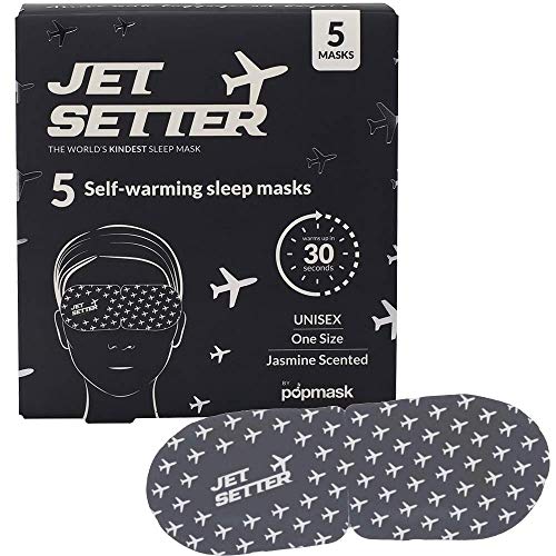 Popmask, Mask Jet Setter Self Heated Eye, Jasmine, 5pc