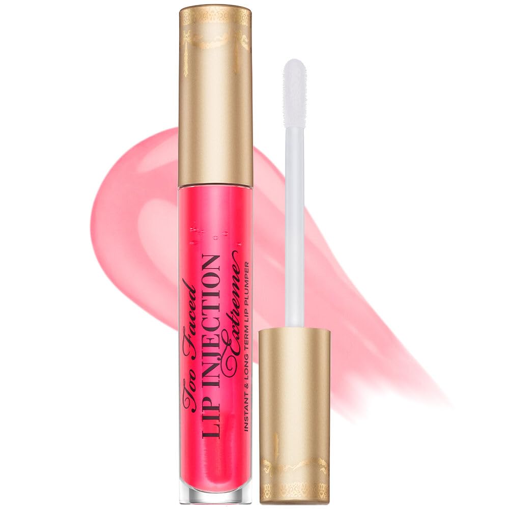 Too Faced, Lipgloss Lip Injection Extreme, Pink Punch, 0.14oz/4g