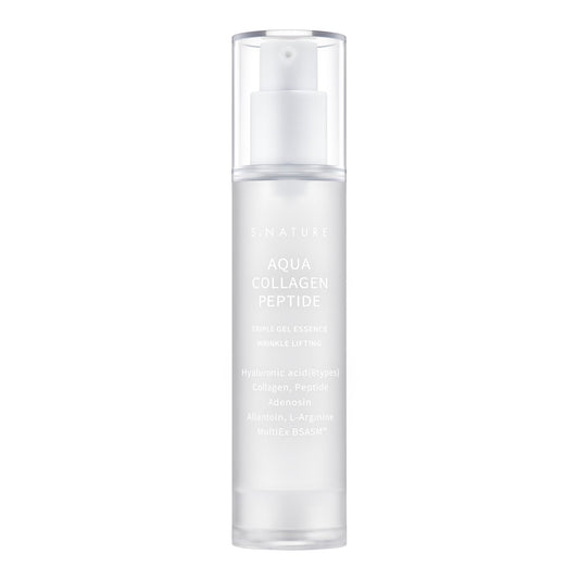 S. Nature, Serum Aqua Collagen Peptide Triple Gel Essence, 1.69oz/50ml