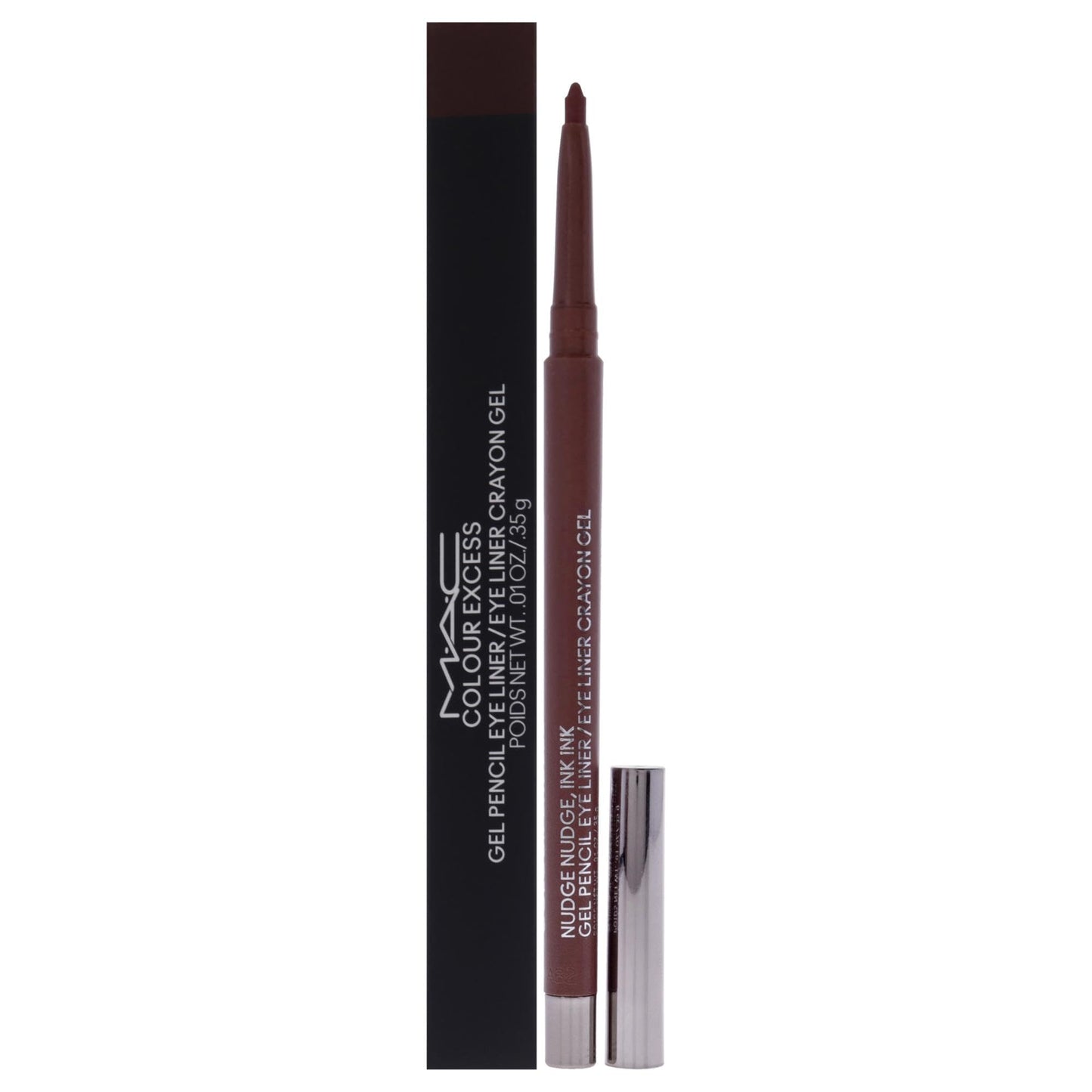 MAC, Eyeliner Colour Excess Gel Pencil, Nudge Nudge Ink Ink, 0.01oz/35g