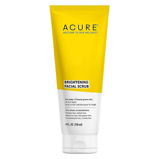 Acure, Scrub Brightening Facial, 4oz/118ml