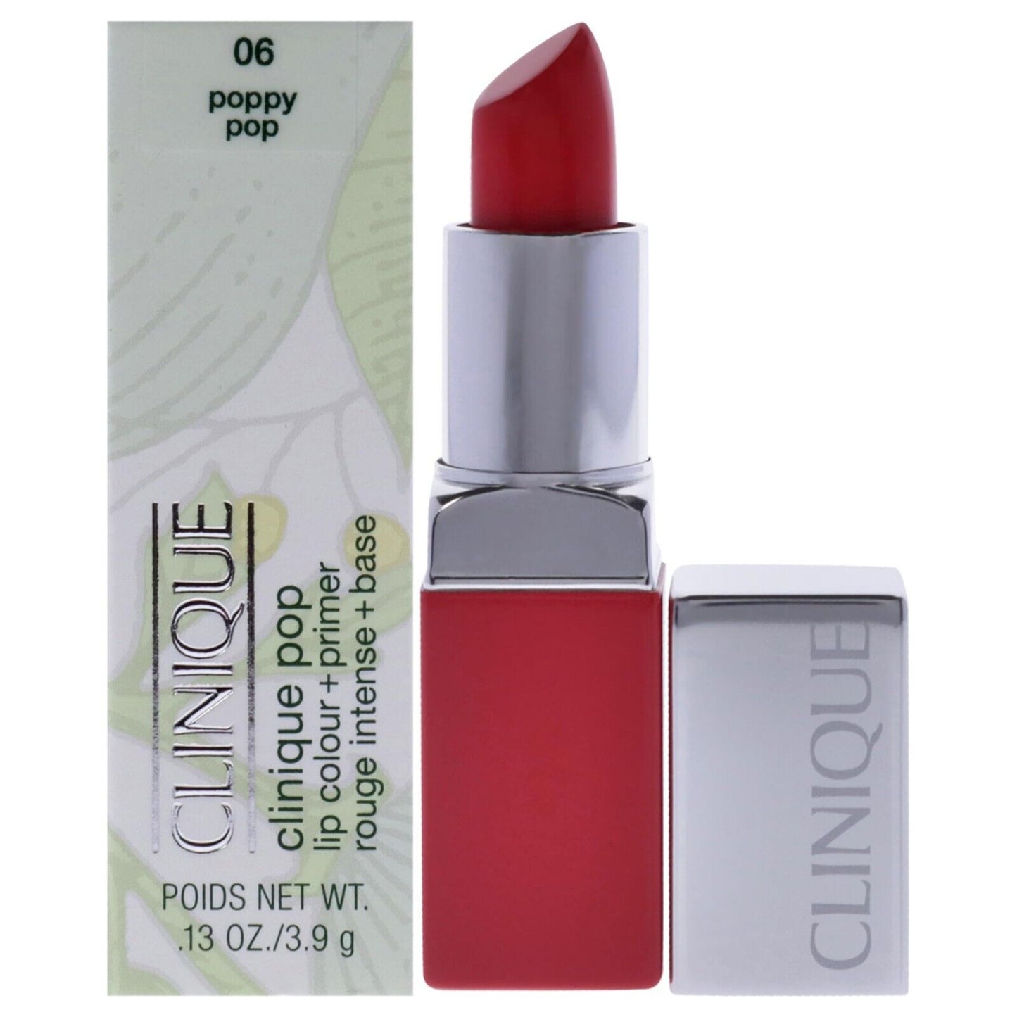 Clinique, Lipstick Pop Matte, Poppy Pop, 0.13oz/3.9g