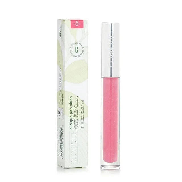 Clinique, Lipgloss Pop Plush Creamy, Rosewater Pop, 0.11oz/3.4ml