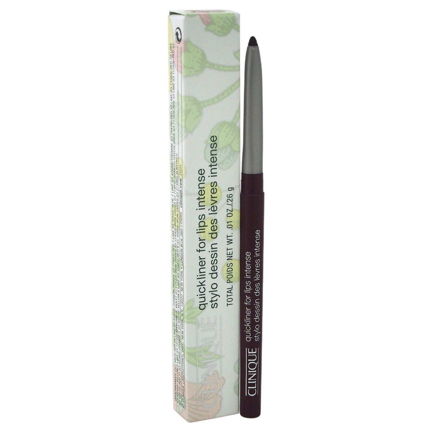 Clinique, Lipliner Quickliner For Lips Intense, Intense Licorice, 0.01oz/0.26g