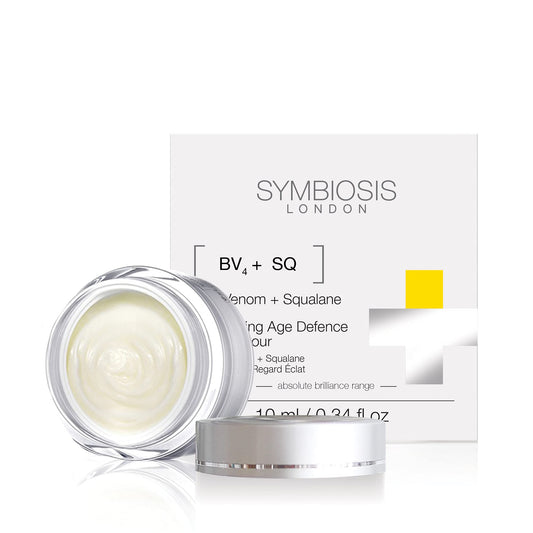 Symbiosis, Moisturizer Illuminating Age Defence Eye Contour, 0.34oz/10ml