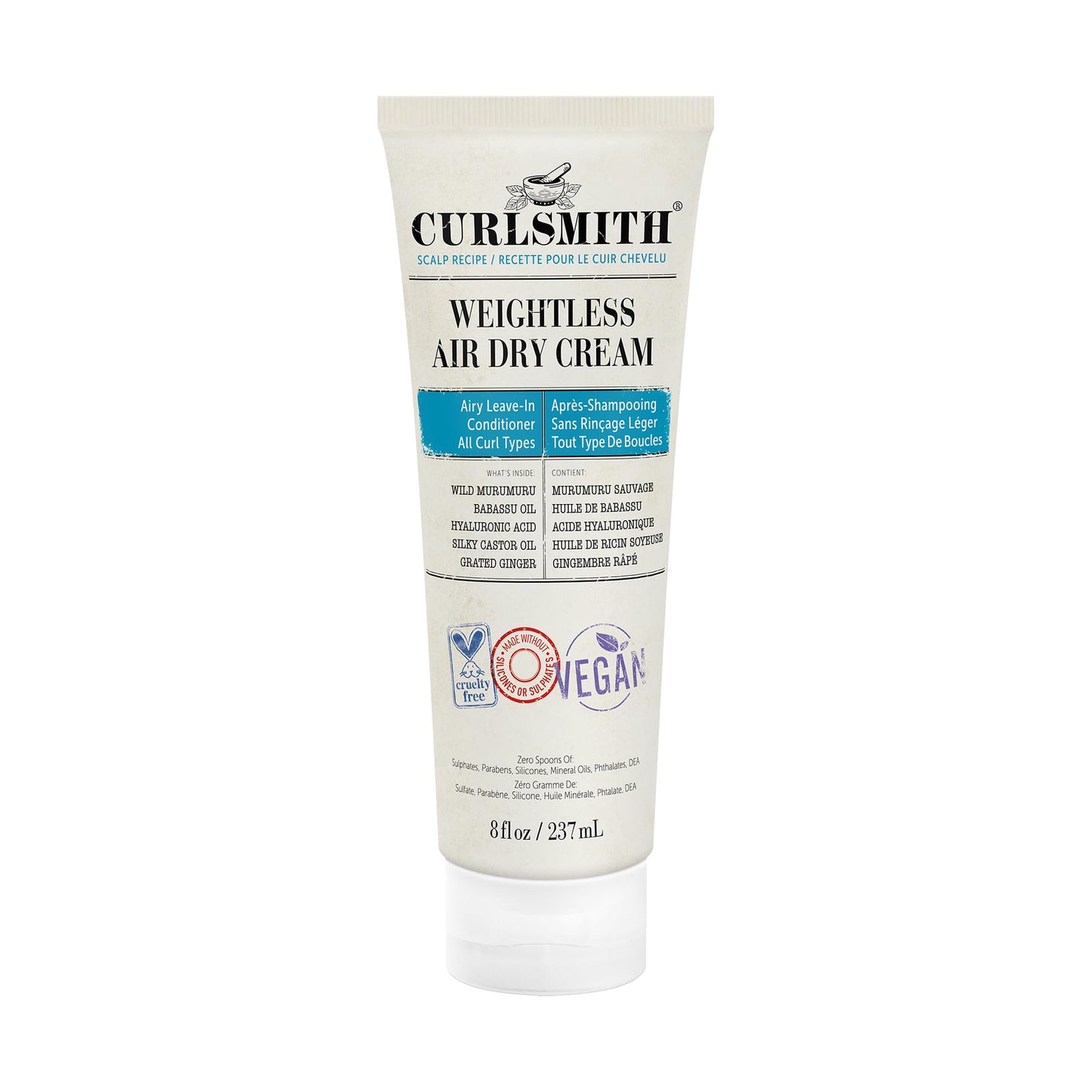 Curlsmith, Conditioner Weightless Air Dry Cream, 8oz/237ml