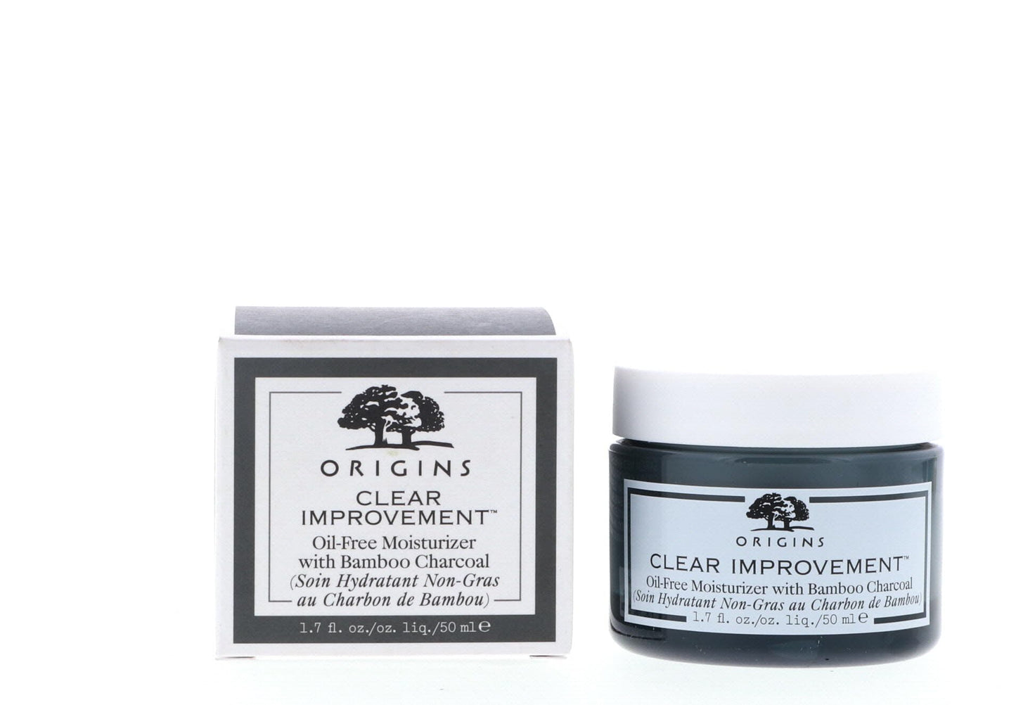 Origins, Moisturizer Clear Improvement Pore Clearing Bamboo Charcoal, 1.7oz/50ml