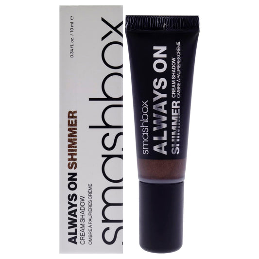 Smashbox, Eyeshadow Always On Shimmer Cream, Bronze, 0.34oz/10ml