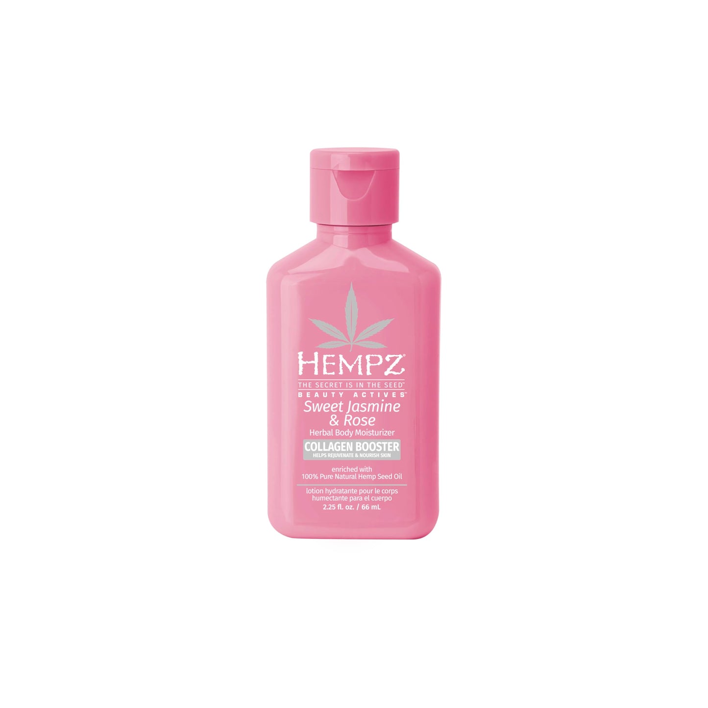 Hempz, Moisturizer Smoothing Herbal Body, Sweet Jasmine & Rose, 2.25oz/66ml