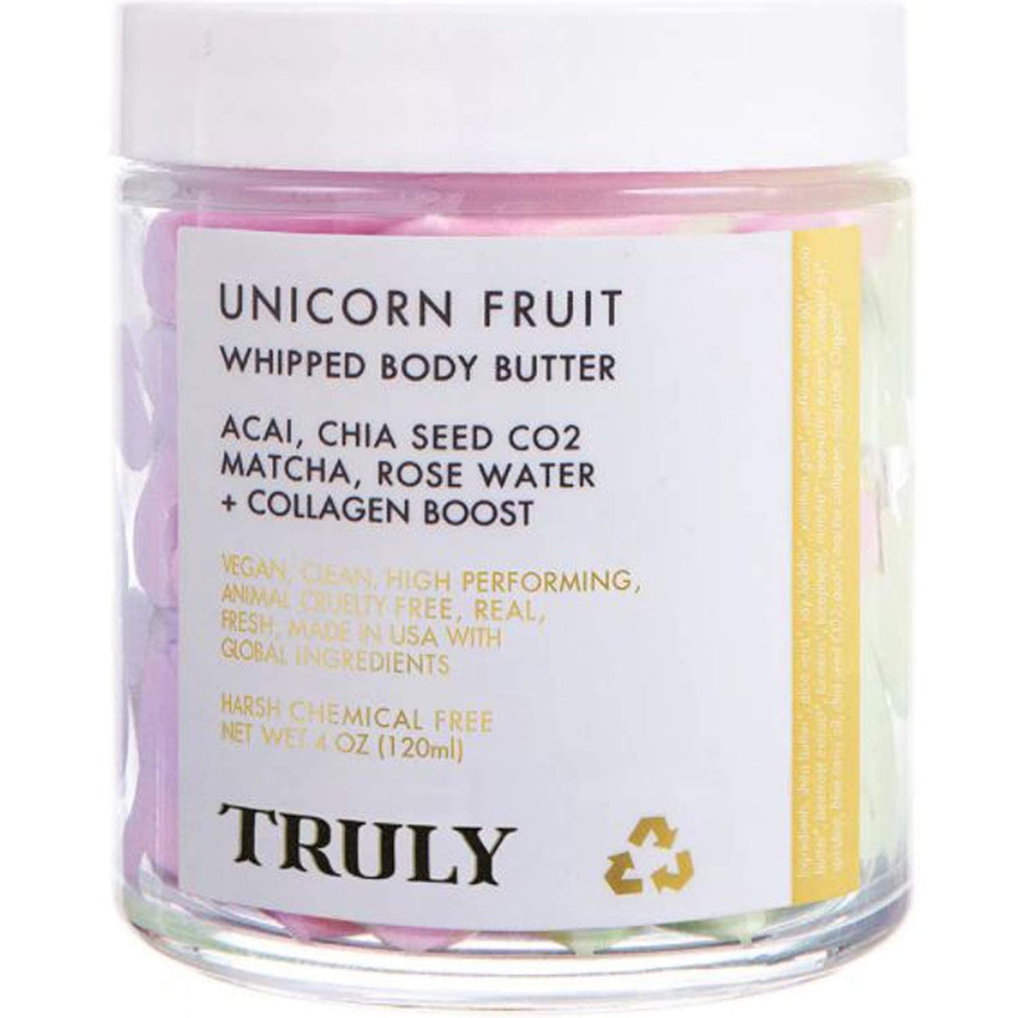 Truly, Moisturizer Unicorn Fruit Whipped Body Butter, 4oz/120ml