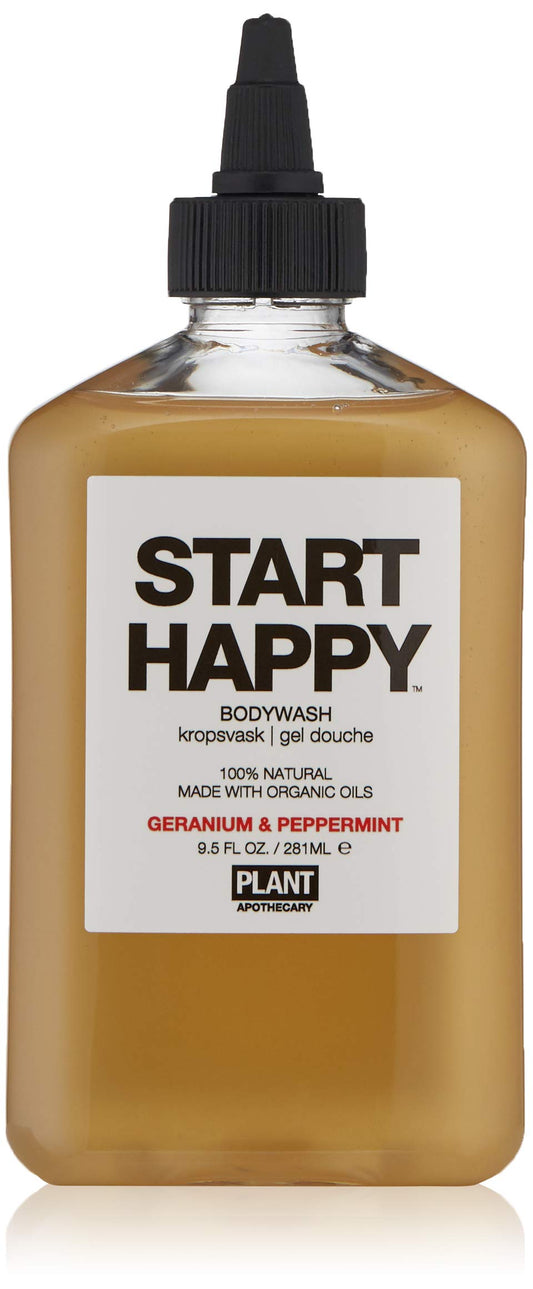 Plant Apothecary, Cleanser Body Wash, Start Happy, 9.5oz/281ml