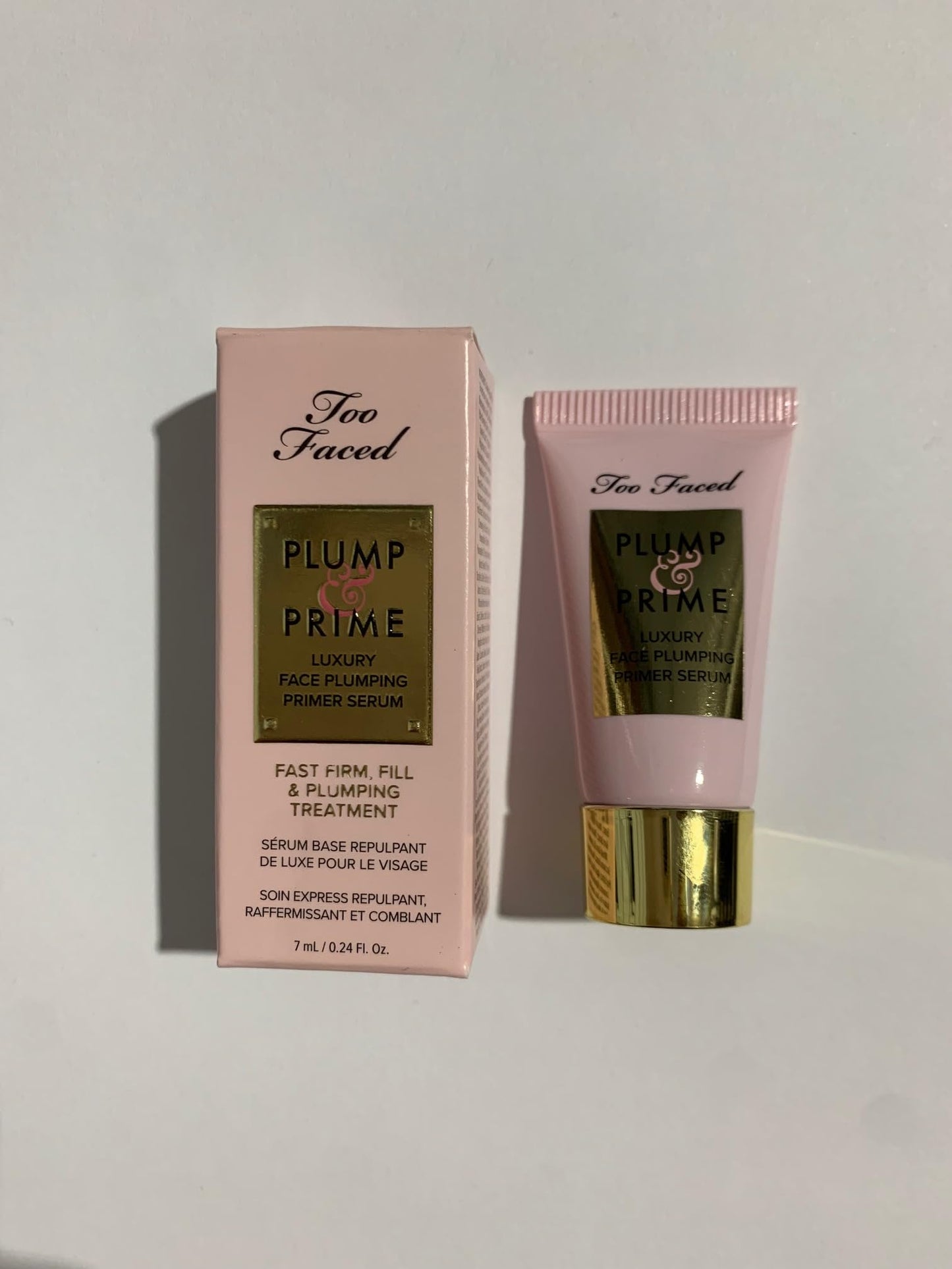 Too Faced, Primer Plump & Prime Luxury Face Plumping Serum, 0.24oz/7ml