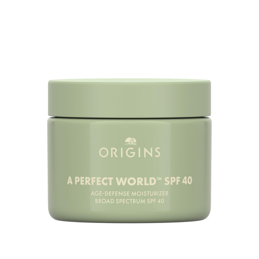 Origins, Moisturizer A Perfect World SPF 40 Age-Defense with White Tea, 1.7oz/50ml
