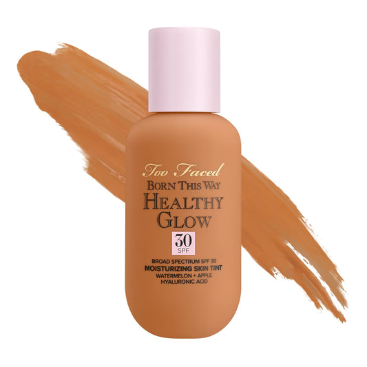 Too Faced, Foundation Born This Way Healthy Glow SPF 30, Butter Pecan, 2oz/60ml