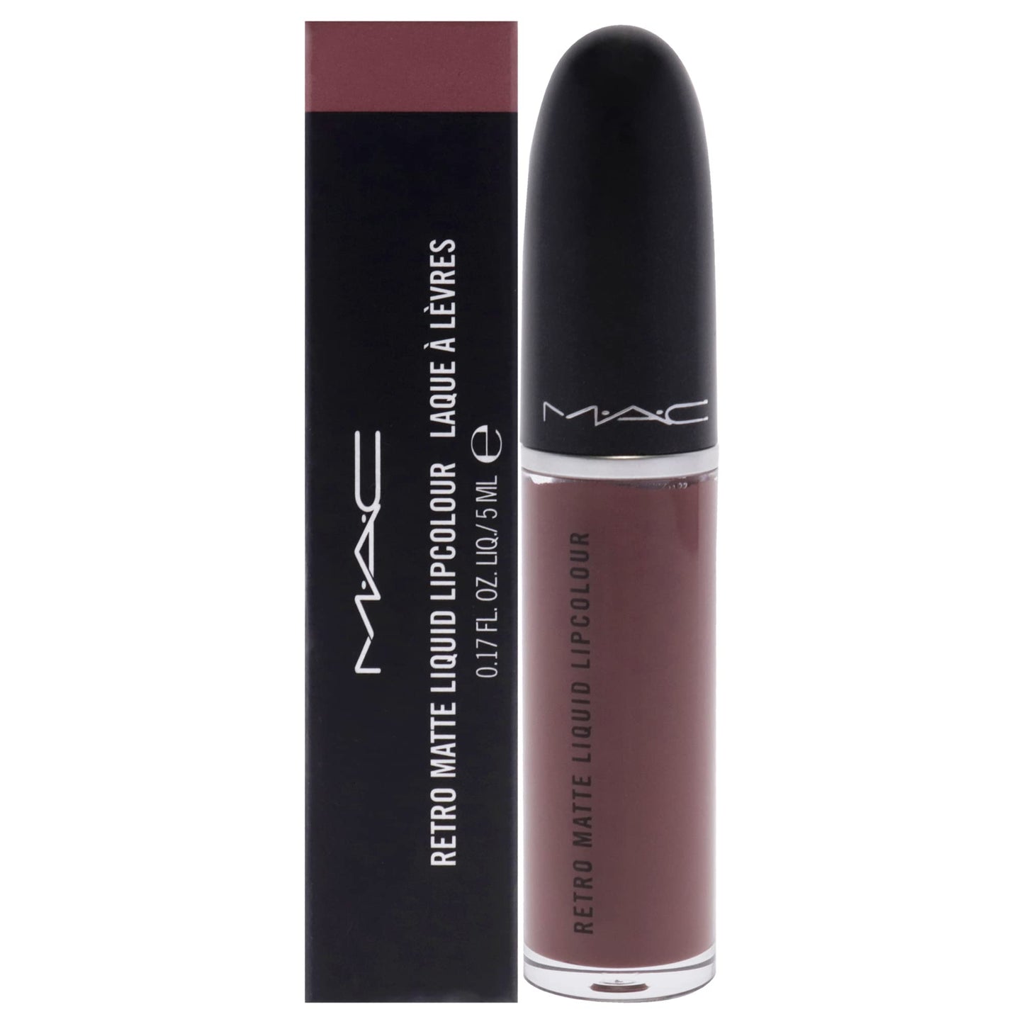 MAC, Lipstick Retro Matte Liquid, Topped With Brandy, 0.17oz/5ml