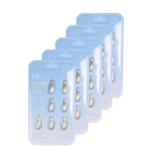 DFRAU, Set, Serum Collagen Multi-Vita Capsule Ampule, 5pc