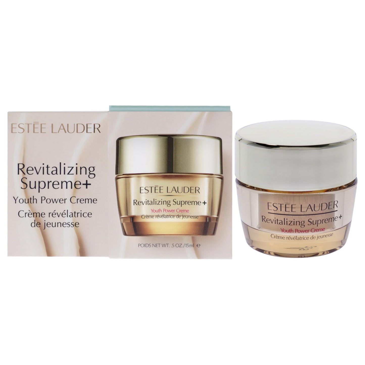 Estee Lauder, Moisturizer Revitalizing Supreme+ Youth Power Creme, 0.5oz/15ml