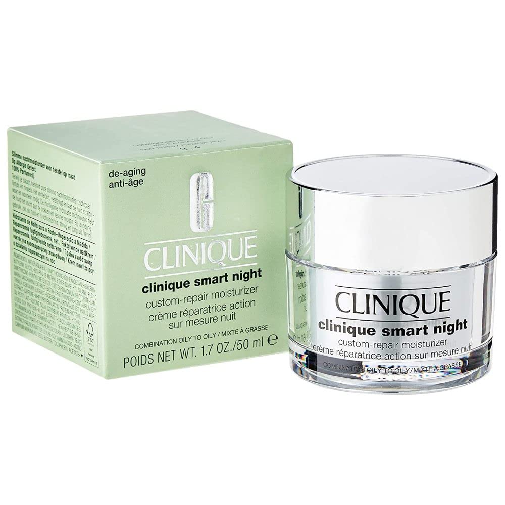 Clinique, Moisturizer Smart Night Custom-Repair, Oily, 1.7oz/50ml