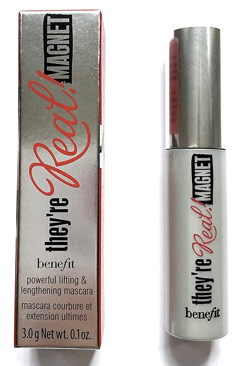 Benefit, Mascara They're Real Magnet, Supercharged Black, 0.1oz/3g