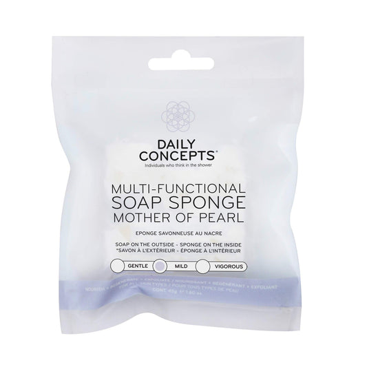 Daily Concepts, Soap Sponge Mother Of Pearl, Mild, 1.6oz/45g