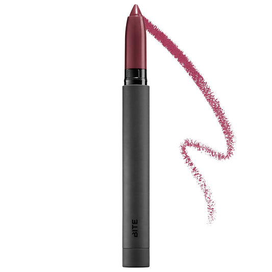 Bite, Lipstick Matte Creme Lip Crayon, Liquorice, 0.05oz/1.5g