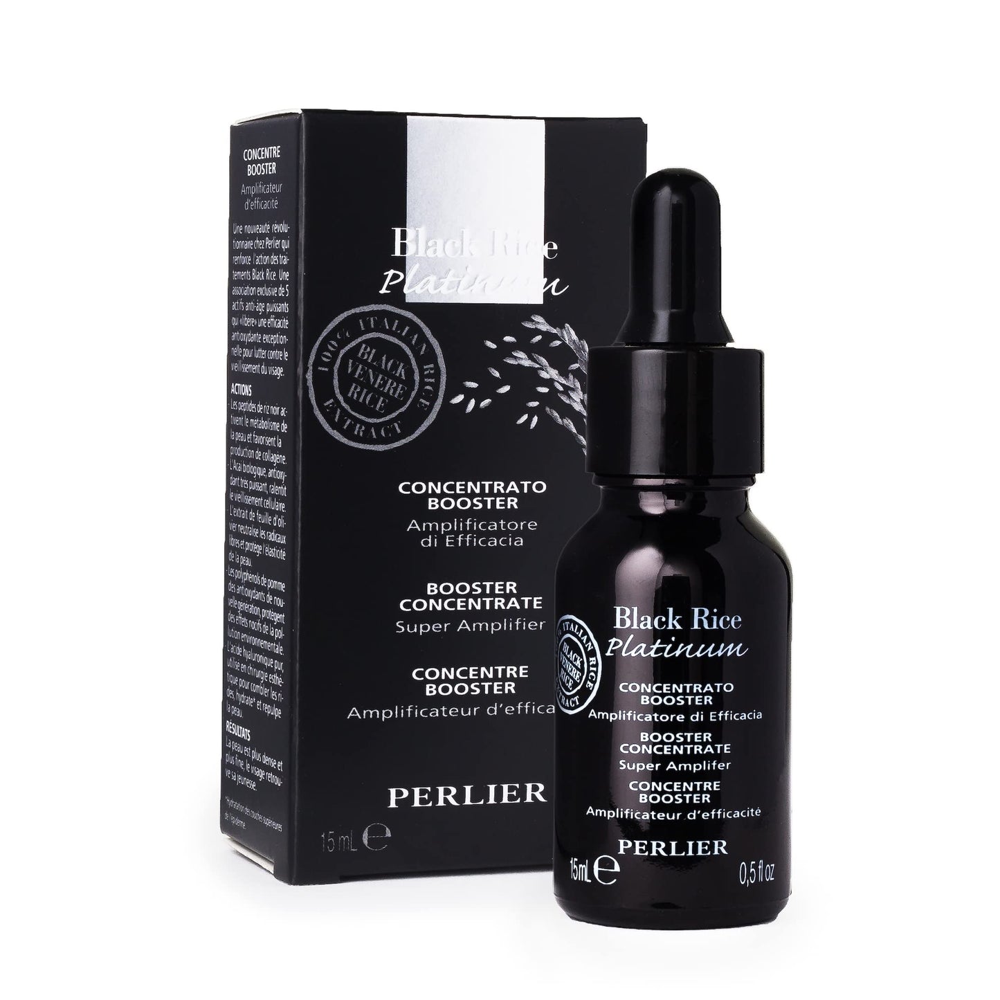 Perlier, Serum Black Rice Booster Concentrate, 0.5oz/15ml