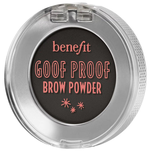 Benefit, Eyebrow Goof Proof Brow-Filling Powder, 6 Cool Soft Black, 0.06oz/1.9g